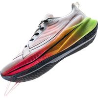 XTEP特步两千公里三代丨跑步鞋男鞋减震体测训练鞋女跑鞋2000公里3代 磨王上道【男】帆白/荧光青柠绿 43