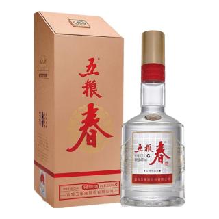 今日必买、京东百亿补贴：五粮春 第二代 52度 浓香型白酒 500ml 单瓶装