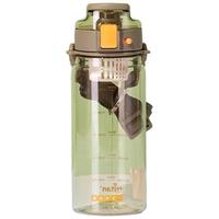 道奇运动水杯大容量男女士tritan夏季随手杯便携塑料吸管杯子 橄榄绿【双饮-茶隔-背带】 700ml