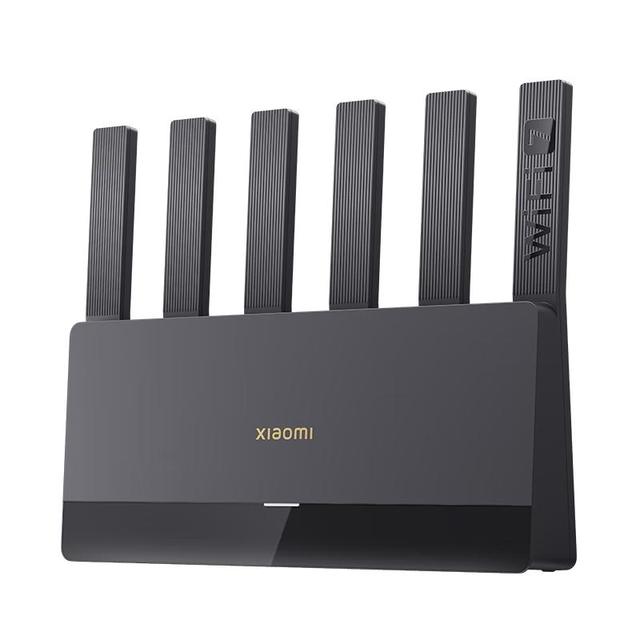PLUS会员：小米 RN02 BE6500 家用千兆无线路由器 Wi-Fi 7 黑色 单个装
