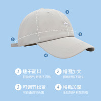 MOUNTAINPEAK棒球帽男女夏季运动鸭舌帽男休闲百搭显脸小太阳帽子遮阳 002