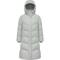 波司登（BOSIDENG）【清仓】反季羽绒服女款中长连帽加厚新国标90绒外套 冷月灰8063 XL 175/96A