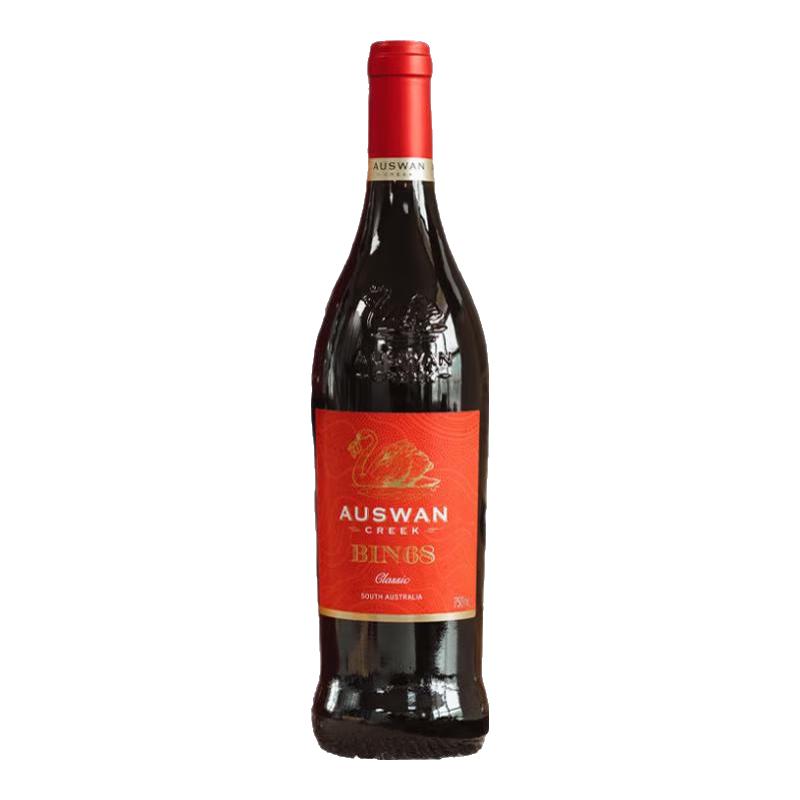 天鹅庄（AUSWAN）澳大利亚BIN系列红酒 半干红葡萄酒微醺果酒 BIN68  *1