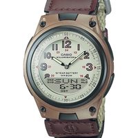 CASIO 卡西欧 男士手表 10 年电池手表 AW80V-5BV