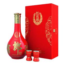 郎酒 红花郎15 53%vol 酱香型白酒 500ml 礼盒装