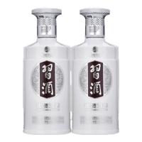 习酒 银质习酒 酱香型 53度 500mL 2瓶 礼盒装