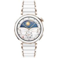 华为 WATCH GT 5 Pro 智能手表 42mm 陶瓷白 白色陶瓷表带