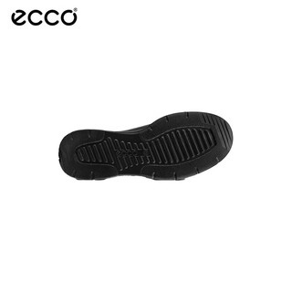 爱步（ECCO）男鞋 春夏款透气休闲鞋 柔软舒适豆豆鞋 黑色 44