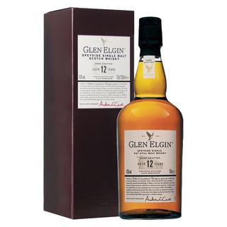 帝亚吉欧 格兰爱琴(Glen Elgin)洋酒12年斯贝塞苏格兰进口单一麦芽威士忌700ml