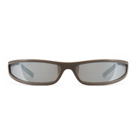 Cyxus 赛博朋克风 防UVB防UVA太阳镜 摩卡色框-水银色镜片