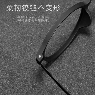 FRANZLISZT蔡司（ZEISS）近视眼镜防蓝光男女离焦防控配度数防雾 TR+钛合金（黑蓝） 变色镜片1.56变色0-500度