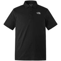 The North Face北面短袖Polo男户外舒适透气棉T恤8AV3 黑色/JK3 M 8AV3黑色