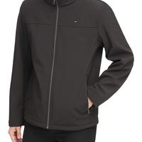 TOMMY HILFIGER 汤米·希尔费格 男式运动软壳夹克 Black Medium