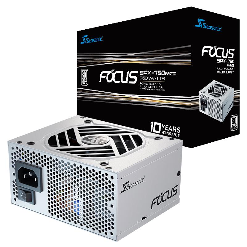 Seasonic 海韵 FOCUS SPX750 White 白金牌（92%）全模组SFX电源 750W