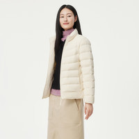 坦博尔轻薄羽绒服女2025年新款立领修身显瘦短款百搭时尚外套TB5330266A