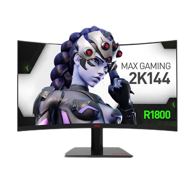 HKC 显示器27英寸2K200HZ电竞IG27Q电脑220曲面4K屏幕白色G27H2Max