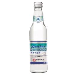 崂山矿泉 崂山白花蛇草水草本气泡水无糖0糖0脂0卡 330ml*24瓶