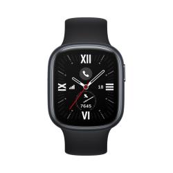荣耀 手表4 智能手表 46mm 黑色铝合金表壳 曜石黑橡胶表带（血压、GPS、血氧）