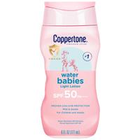 水宝宝（Coppertone）美国确美同清透倍护防晒乳夏季军训户外儿童防晒霜 SPF50 177ML