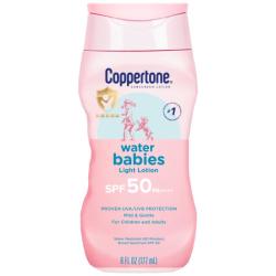 确美同 水宝宝（Coppertone）美国确美同清透倍护防晒乳夏季军训户外儿童防晒霜 SPF50 177ML