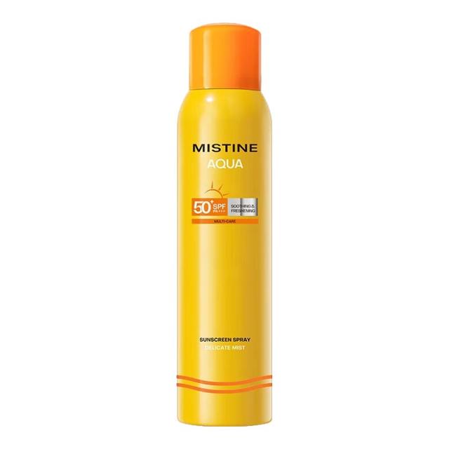 Mistine 蜜丝婷 泰版小黄喷防晒喷雾180ml 临期清仓26年4月