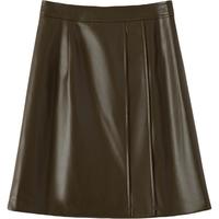 晚白【断码清仓拼手速】气质小个子穿搭半裙休闲纯色减龄高腰半身裙