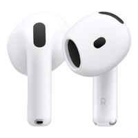 Apple 苹果 AirPods 4 主动降噪款 半入耳式真无线蓝牙耳机 白色 无线充电 Type-C