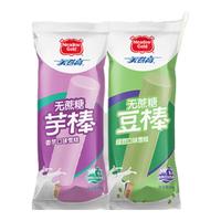 美登高 0蔗糖棒支雪糕冰淇淋 40支2400g 巧克力绿豆牛奶香芋 0蔗糖棒支组合40支