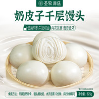 圣牧 奶皮子千层馒头 早餐半成品早饭速食面点 625g/袋4个