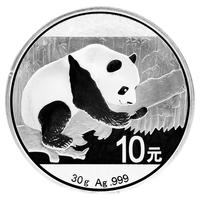 金永恒 熊猫系列 2016年版 熊猫纪念银币 30g