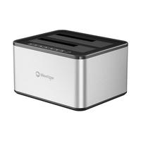 迷虎双盘位底座3.5寸台式SATA机械固态机移动硬盘盒脱机对拷外接盒读取器 X5S