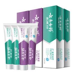 云南白药 牙膏薄荷香型清爽薄荷清新晨露益优清新 益优薄荷益优清宁 薄荷105*2+冰柠105*2（420g）