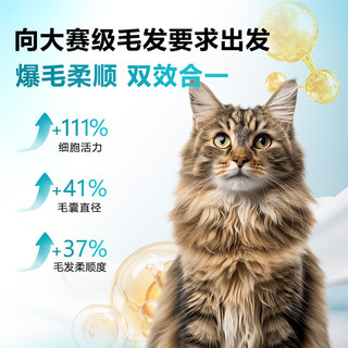 萌维兔萌维兔深海鱼油片猫狗通用美毛护肤防掉毛含Omega3猫狗营养膏 【套餐三】鱼油片+化毛草片