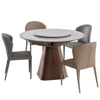 全友家居现代简约风微晶石餐桌客厅家用高级感可伸缩餐桌椅组合家具 微晶石|功能餐桌