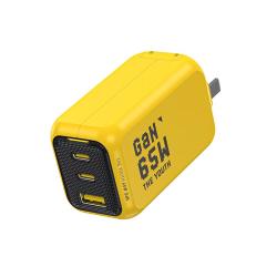奥海 65W快充 氮化镓充电器 PD插头 Typec三口USB  三口（Type-C+USB-A口） 单头 65W