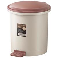 五月花 垃圾桶脚踏式脚踩翻盖7L厨房垃圾桶带盖家用客厅卫生间卧室厕所