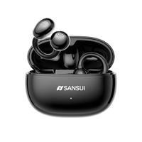  SANSUI/山水 开放式不入耳听力保护 骨传导蓝牙耳机  黑色 Type-C