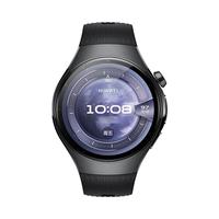 HUAWEI 华为 WATCH 5 智能手表 46mm eSIM版 苍穹黑钛合金表壳 苍穹黑氟橡胶表带 (北斗、GPS)