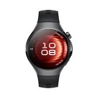 HUAWEI 华为 WATCH 5 智能手表 42mm 316L不锈钢表壳 幻月黑氟橡胶表带 (北斗、GPS)
