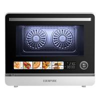 宜盾普（EdenPURE） 摩卡智能变频微蒸烤一体机家用多功能台式烤箱电蒸箱微波炉烘焙发酵空气炸烤箱 9.5寸宽幅彩屏25L双驱双风机EDC-X1