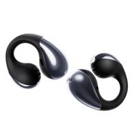 泥炭（SoundPEATS）CC Pro 真无线耳夹式耳机 不入耳开放式快充耳机 双磁大动圈云感舒适佩戴 蓝牙5.4 典雅黑