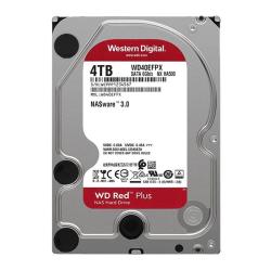 西部数据 NAS机械硬盘 WD Red Plus 西数红盘 4TB 5400转256MB SATA