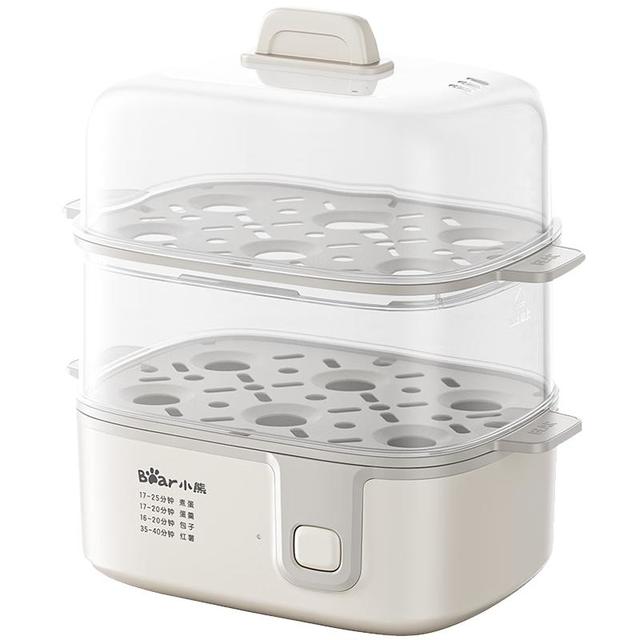 小熊 煮蛋器家用蒸蛋器小型双层