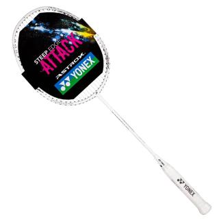 YONEX 羽毛球拍天斧进攻高磅全碳素进阶AX10白亮黑穿26磅附手