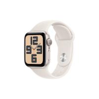 国家补贴：Apple Watch SE 2024款 智能手表GPS款40毫米星光色铝金属表壳星光色运动型表带S/M MXF43CH/B