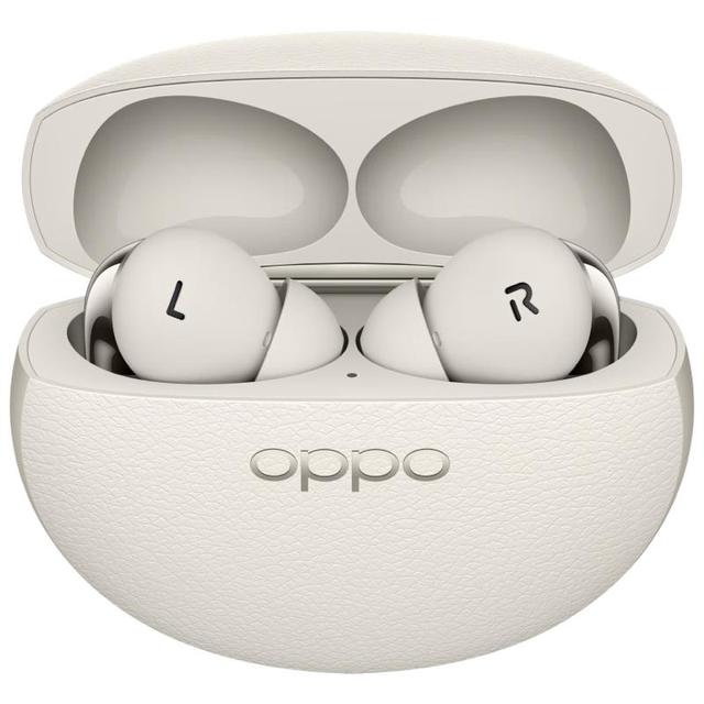 OPPO Enco X3 入耳式真无线双动圈主动降噪蓝牙耳机 米白 有线充版