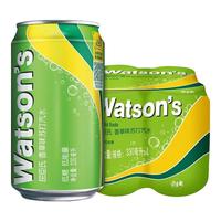 watsons 屈臣氏 苏打汽水 香草味 330ml*4听