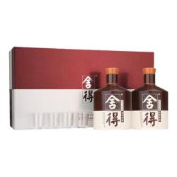 舍得 浓香型白酒 52度 600ml*2瓶 礼盒装