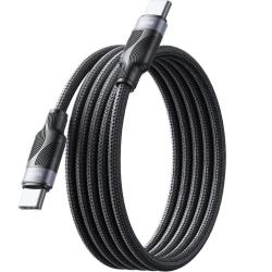 西圣 K1 磁吸伸缩 100W快充 黑色 双Type-C 数据线
