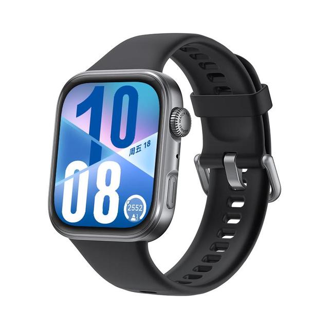 华为 WATCH FIT 4 智能手表 43mm 韵律黑氟橡胶表带